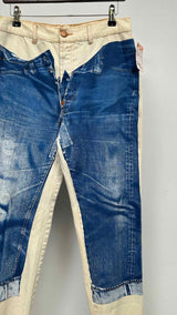 Gaultier Jeans Trompe-L'oeil Denim Pants