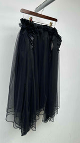 Noir Kei Ninomiya Ruffle-trim Tulle Layered Skirt