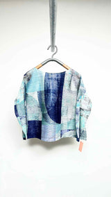 Pleats Please L/S Cropped Pleated Modernist Top