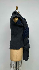 Comme Des Garcons Deconstructed Braided Knit Vest