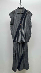 Issey Miyake N/S Stripe-jacquard Set-up