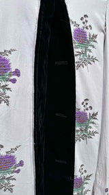 Comme Des Garcons Constructed Paneled Floral Coat