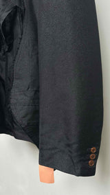 Comme Des Garcons Cut-out Gliitter Blazer Jacket