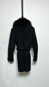PRADA Sport Fur-collar Tech Coat