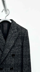 CELINE Prince of Wales Check Classic Coat