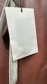 Rick Owens Cropped Leather Bomber Jacket