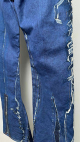 Acne Studios Airbrush Bow High-rise Boot-cut Jeans