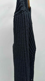 Ann Demeulemeester Destroy Hybrid Hand-knitted Sweater