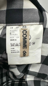 Comme Des Garcons N/S Multi-bow Checker Gathered Dress