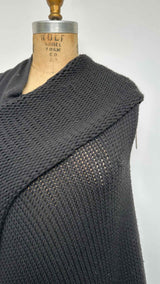 Rick Owens One-shoulder Asymmetrical Draped Knitted Dress