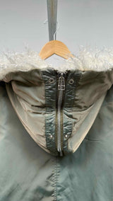 Vaquera Fur Hooded Quilted Lining Oversized MA1 Puffer Jacket