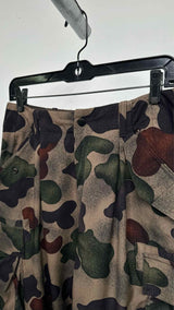 Yohji Yamamoto Pour Homme Wide Cargo Camo Pants