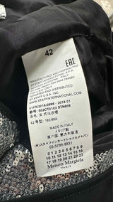 MM6 N/S Sequin-layered Satin Dress