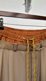 Mihara Yasuhiro Layered Waist Wide Easy Pants