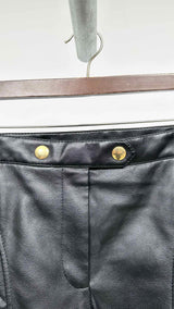 Moschino Couture Quilted Padded Faux-Leather Biker Pants