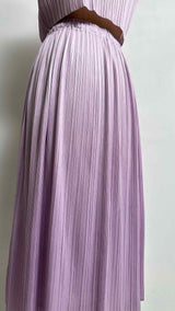 Pleats Please N/S Waist-cut-out Pleated Dress
