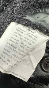 Helmut Lang Archive Melted-wool Boucle Chesterfield Coat