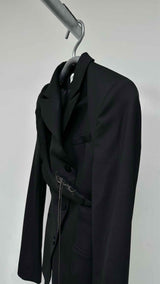 OTTOLINGER Double-breasted Ottofitted Harness Blazer Jacket