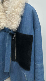 Sandy Liang Fur-lining Citroen Coat