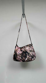 Ann Demeulemeester Hydrangea-print Corduroy Messenger Bag