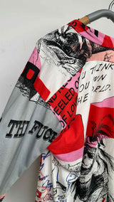 Vivienne Westwood L/S Hybrid Pullover Print Top