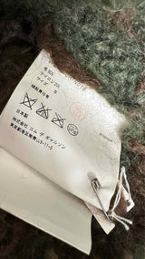 Junya Watanabe High-neck Loose-knit Mohair Camo Sweater