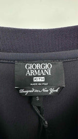 Kith X Giorgio Armani Logo-embroidered Jersey Top