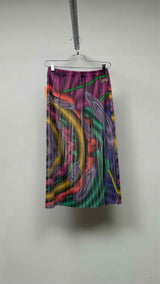Pleats Please X Tadanori Yokoo Psychedelic Pleated Easy Skirt