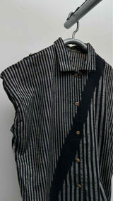 Issey Miyake N/S Stripe-jacquard Set-up