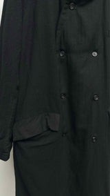 Paul Harnden X Comme Des Garcons Double-Breasted Hopscotch Long Coat