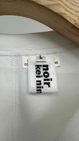 Noir Kei Ninomiya Mes-Layered Open-Back Tee