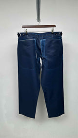 Comme Des Garcons Shirt Denim-print Pants
