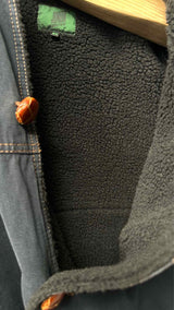 Junior Gaultier Faux-fur Collar Fleece-lining Work Coat