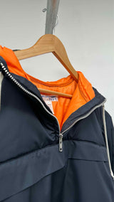 Comme Des Garcons Shirt Back-logo Hooded Anorak Puffer Coat