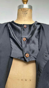 Comme Des Garcons Comme Des Garcons H/S Layered-top Button Up Dress