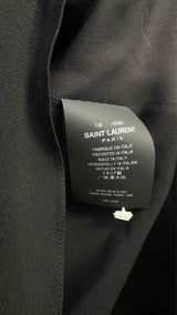 Saint Laurent L/S Silk Layered Mini Tulle Dress