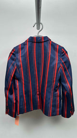 Tricot Comme Des Garcons Stripe Satin Bottom-bow Jacket