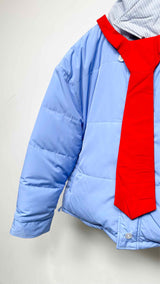 SSSTUFFF Reversible Shirt Down Jacket