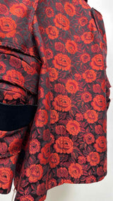 Comme Des Garcons Rose Jacquard Pea Armour Coat