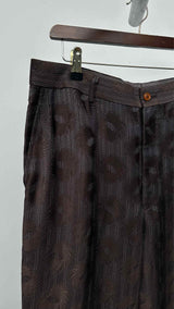 Comme Des Garcons Homme Plus Jacquard Satin Stripe Pants