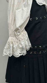 Chopova Lowena L/S Laced-up Over Dress