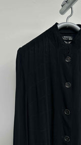 Ann Demeulemeester Stand-collar Sheer Military Blazer Jacket