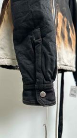 DRKSHDW Padded Gradient Dip-dye Denim Jacket