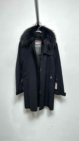 PRADA Sport Fur-collar Tech Coat