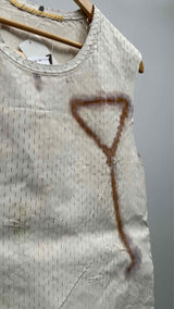 Carol Christian Poell Poell Perforated-leather Object-dye Vest