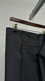 132 5. Issey Miyake Belted Asymmetrical Long Skirt
