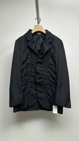 Comme Des Garcons Homme Plus Milled-details Layered Blazer Jacket