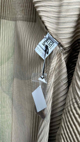 Homme Plisse X Ronan Bouroullec Ru_All Over Pleats Detailed Coat