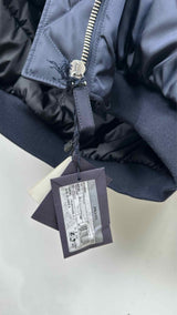 PRADA Re-nylon Shearling Lining Feather Bomber Jacket