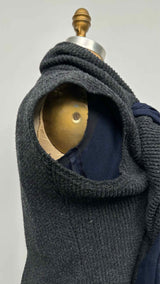 Comme Des Garcons Deconstructed Braided Knit Vest